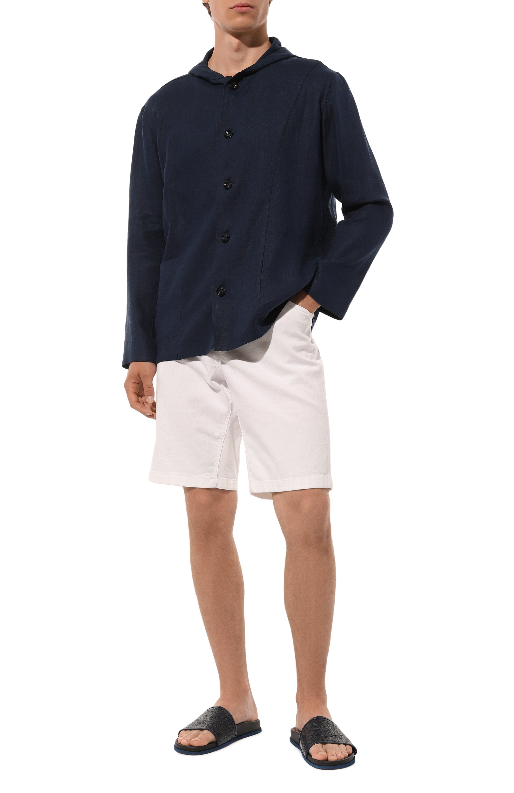 Шлепанцы из кожи каймана ZILLI, арт. H0099AM1020VLS001, фото 2