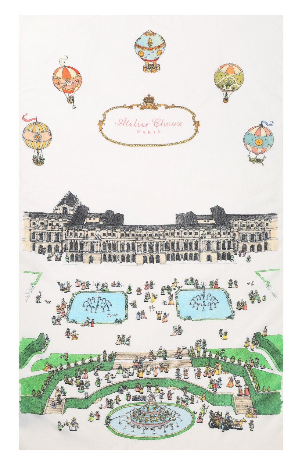 Одеяло из шерсти и кашемира ATELIER CHOUX, арт. C0UVERTURE EN CASHMERE VERSAILLES, фото 2