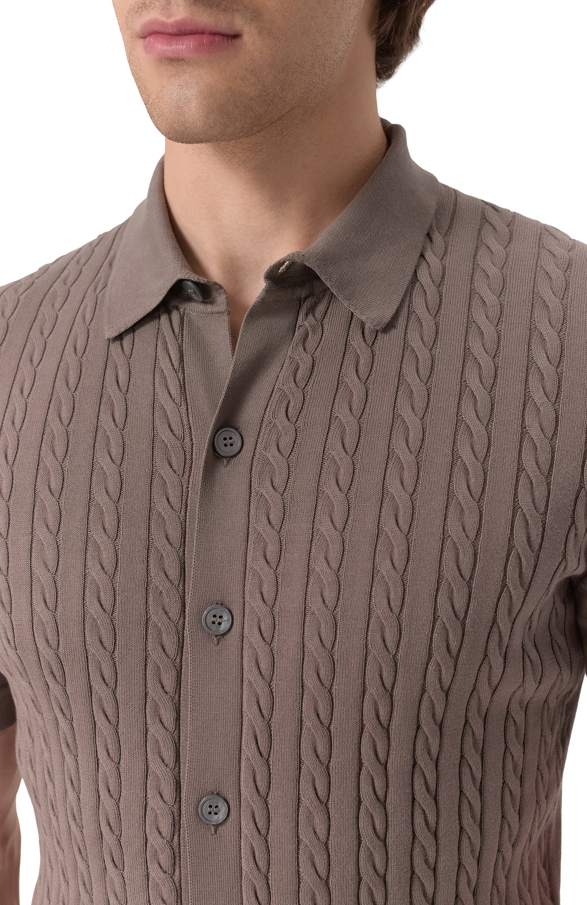 Хлопковая рубашка GRAN SASSO, арт. 57173/18167, фото 5