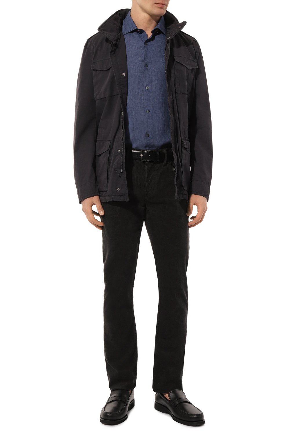 Льняная рубашка ZEGNA, арт. UDX38A7/SRF5, фото 2