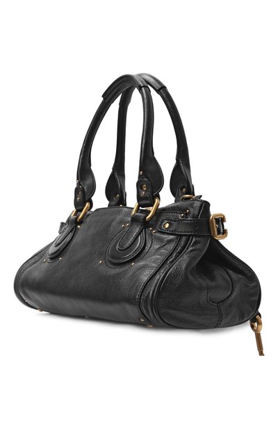 Сумка paddington CHLOÉ черного цвета по цене 324000 руб., арт. CH25WS802P75, фото 4 Сумка paddington CHLOÉ, арт. CH25WS802P75, фото 4