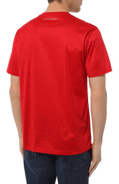 Хлопковая футболка STEFANO RICCI, арт. MNH4102960/TE0001, фото 4