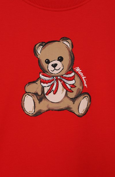 Хлопковое платье MOSCHINO, арт. HDV0H7/LDA16/10-14, фото 3