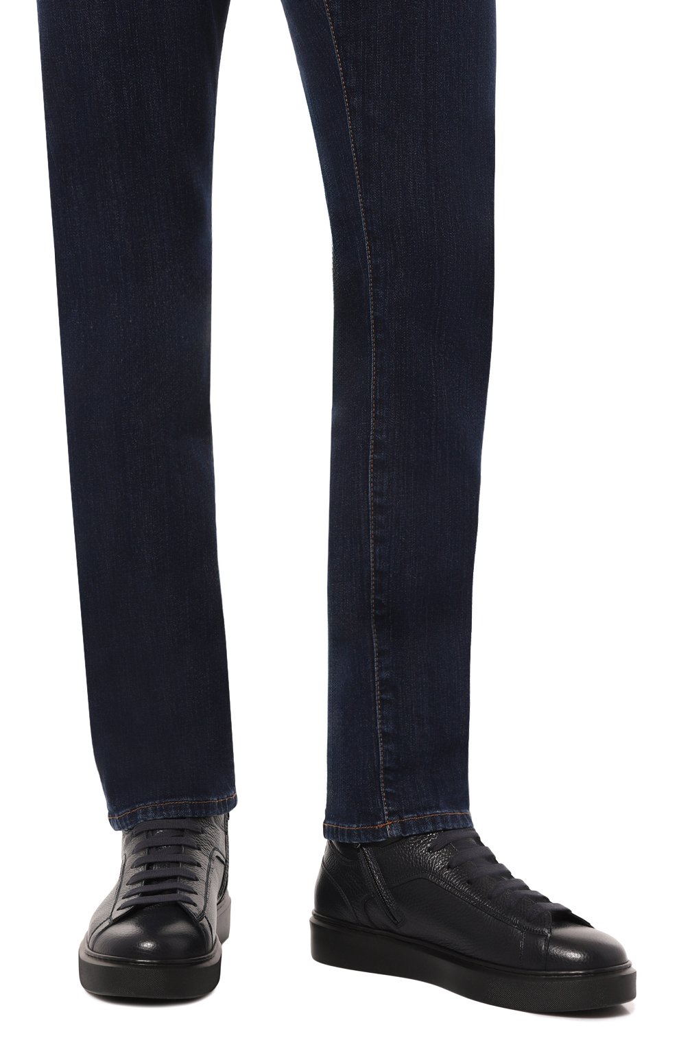 Кожаные кеды DOUCAL'S, арт. DU3321ALEXUJ235N, фото 3