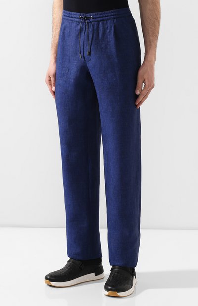 Льняные брюки BRIONI, арт. RPMJ0M/P6114/NEWJAMAICA, фото 3