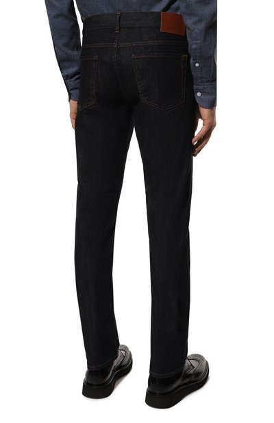 Джинсы CANALI темно-синего цвета по цене 45200 руб., арт. 91719/PD00018, фото 4 Джинсы CANALI, арт. 91719/PD00018, фото 4