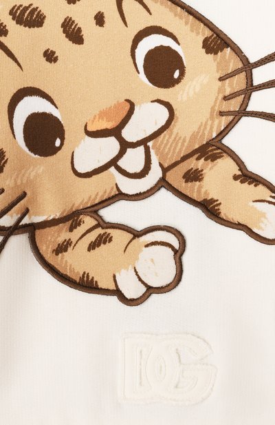 Хлопковый свитшот DOLCE & GABBANA, арт. L1JWD0/G7PJM, фото 3