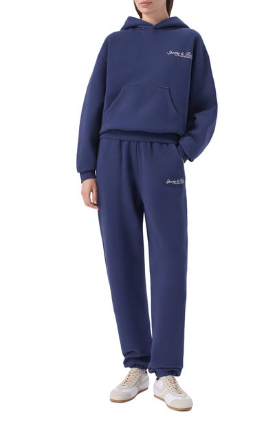 Хлопковое худи SPORTY AND RICH, арт. ST09575325BL106, фото 2