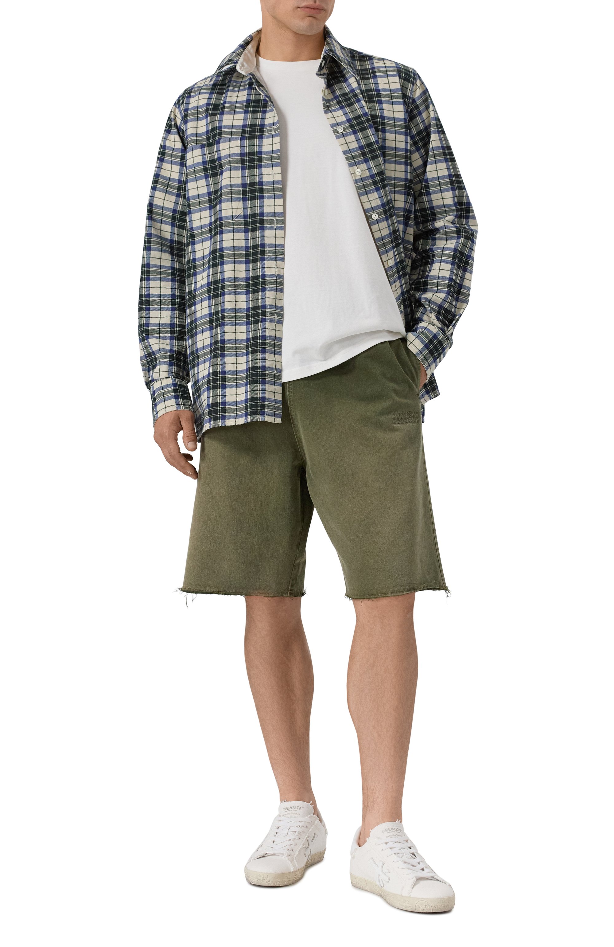 Хлопковые шорты MM6, арт. SH2MU0015/M35439, фото 2