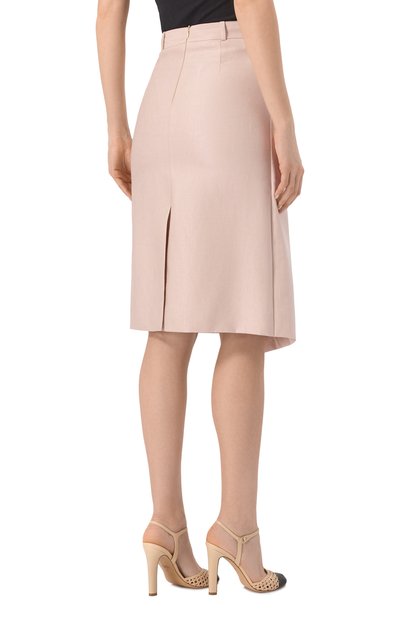 Льняная юбка LORENA ANTONIAZZI, арт. E2531G027A/4903, фото 4