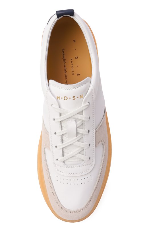 Кожаные кеды Grecale H`D`S`N Baracco GRECALE.P.1*/VITELL0+SUEDE Белый  GRECALE.P.1*/VITELL0+SUEDE Фото 6