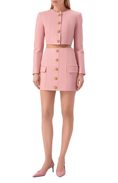 Кожаный жакет BALMAIN, арт. GF1SD252/LE04, фото 2