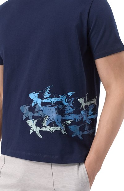 Хлопковая футболка PAUL&SHARK, арт. 25411040, фото 5