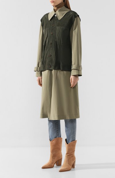 Замшевое пальто ERIKA CAVALLINI, арт. P0/P/P0SW01, фото 3