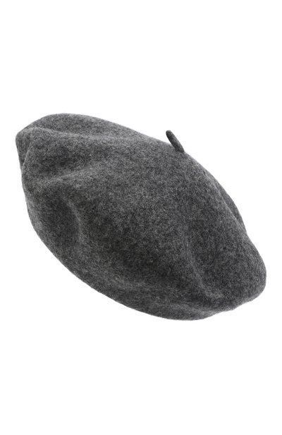 Шерстяной берет ROKH серого цвета по цене 42400 руб., арт. RA4CA11 WM, фото 3 Шерстяной берет ROKH, арт. RA4CA11 WM, фото 3