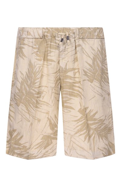 Мужские льняные шорты INLINUM, арт. PAJAMA C0RT0/TR0PICAL