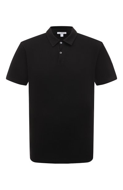 Мужская хлопковое поло JAMES PERSE, арт. MSX3337/BLK