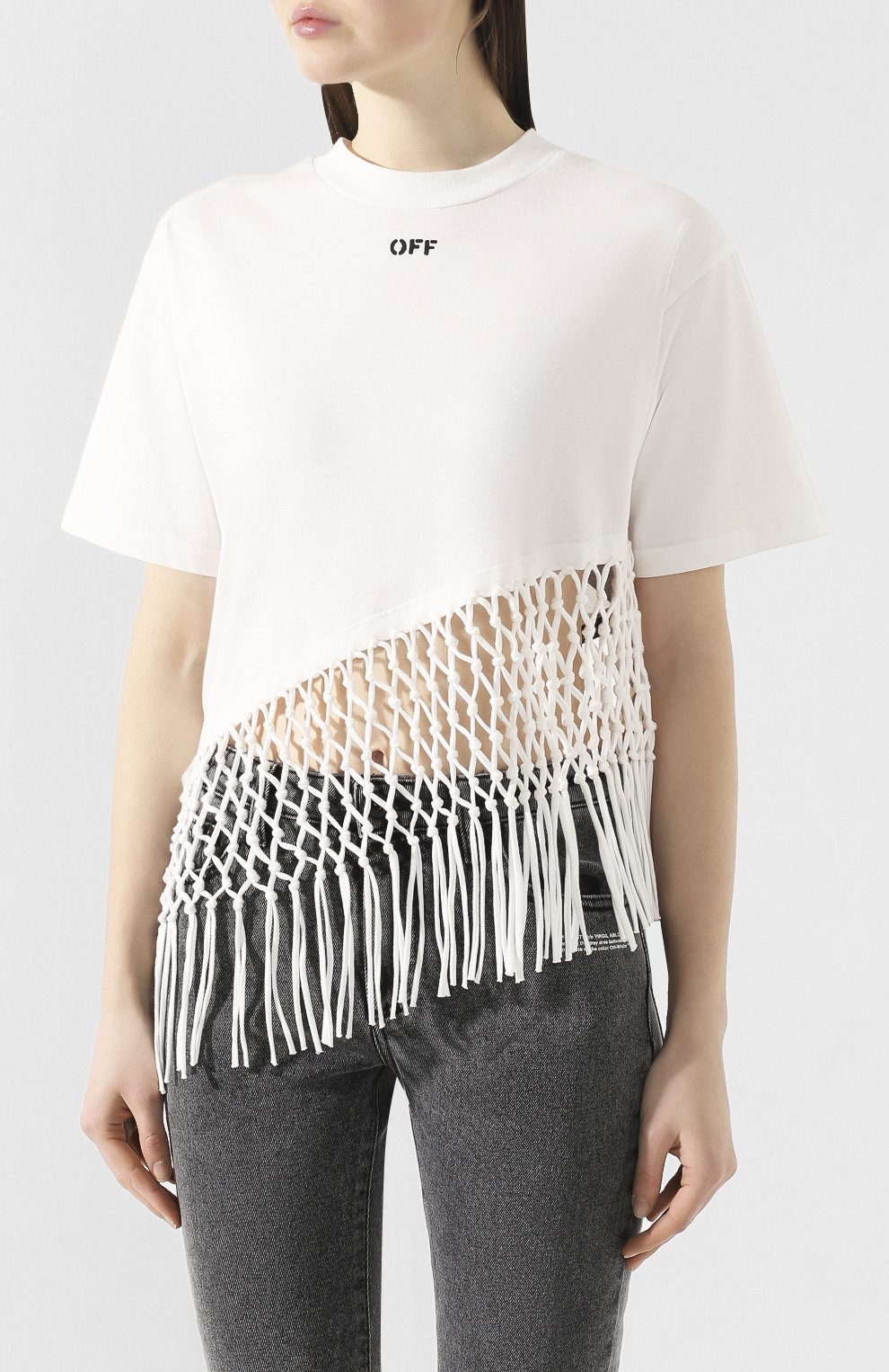 Хлопковая футболка OFF-WHITE, арт. 0WAA075R20F291250110, фото 3
