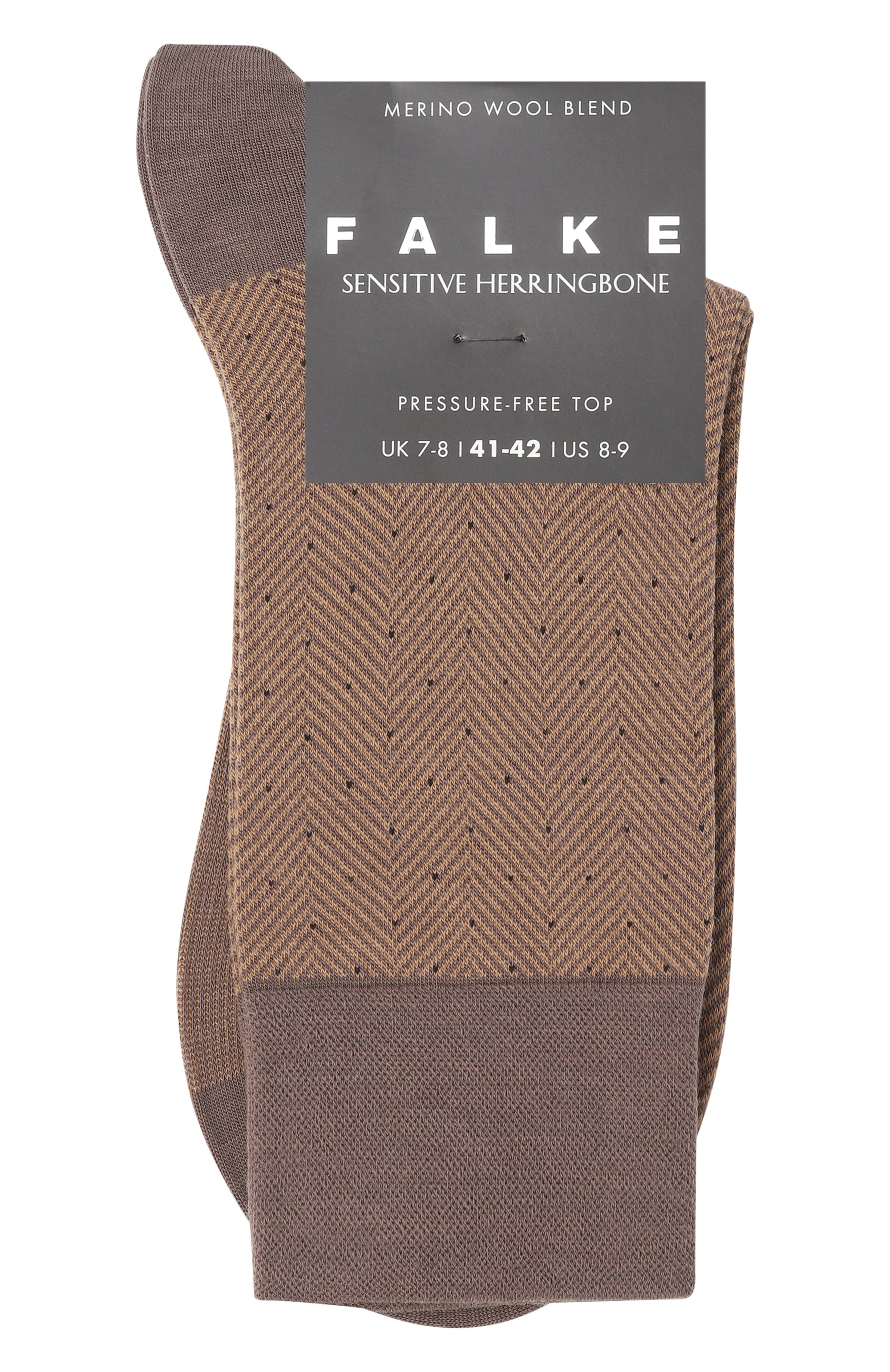 Носки FALKE светло-коричневого цвета по цене 2940 руб., арт. 12492, фото 1 Носки FALKE, арт. 12492, фото 1