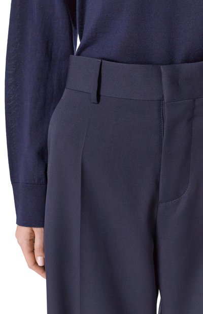 Шерстяные брюки DSQUARED2 синего цвета по цене 63600 руб., арт. S75KB0519/S78136, фото 5 Шерстяные брюки DSQUARED2, арт. S75KB0519/S78136, фото 5