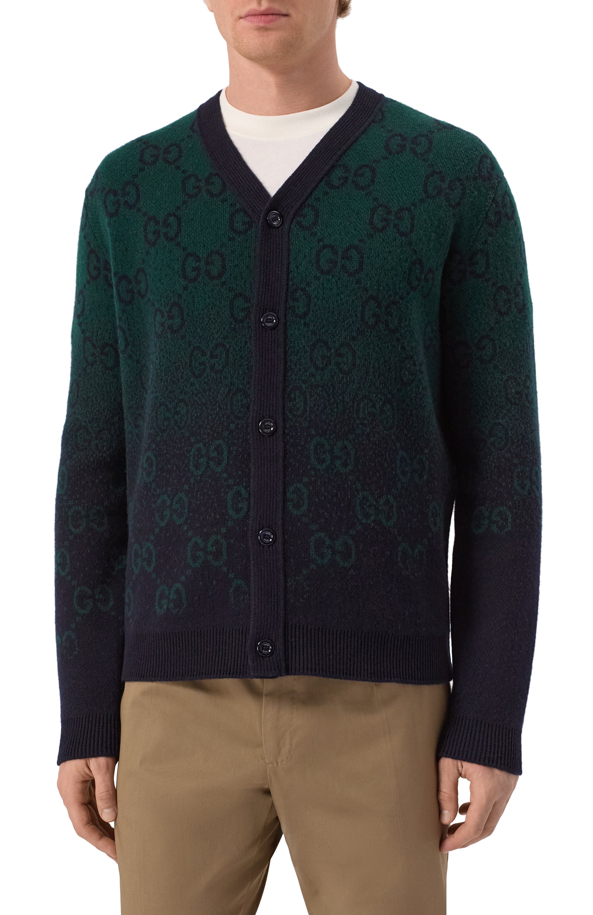 Шерстяной кардиган GUCCI, арт. 795012/XKD42, фото 3