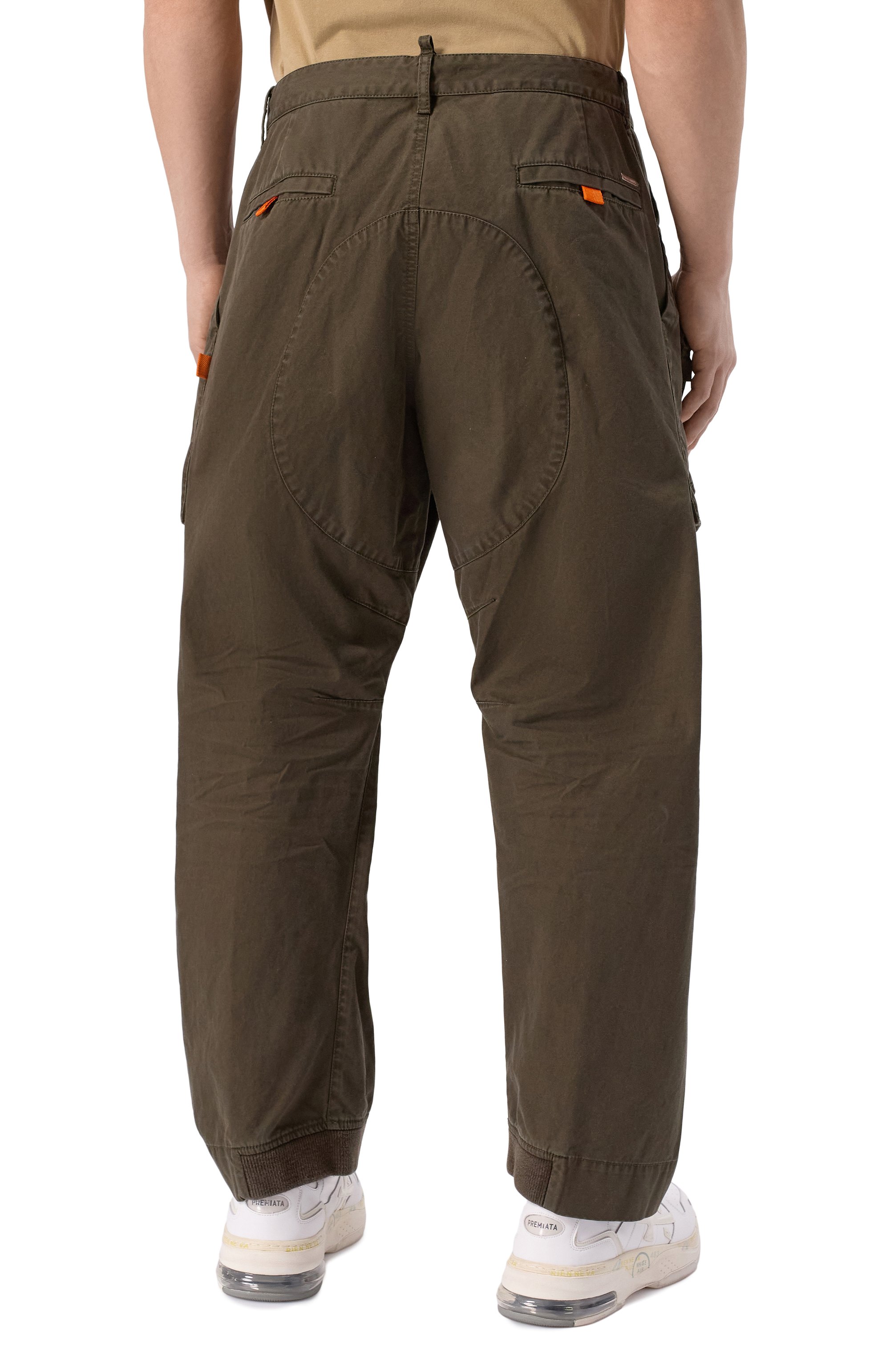 Хлопковые брюки-карго DSQUARED2, арт. S74KB1027/S41794, фото 4