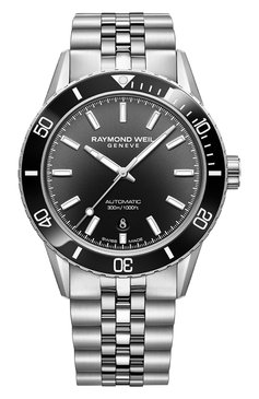 Мужские часы freelancer diver RAYMOND WEIL бесцветного цвета, арт. 2775-ST1-20051 | Фото 1 (Механизм: Автомат; Материал корпуса: Сталь; Региональные ограничения белый список (Axapta Mercury): Не проставлено; Цвет циферблата: Чёрный; Нос: Не проставлено; Ограничения доставки: m-style)