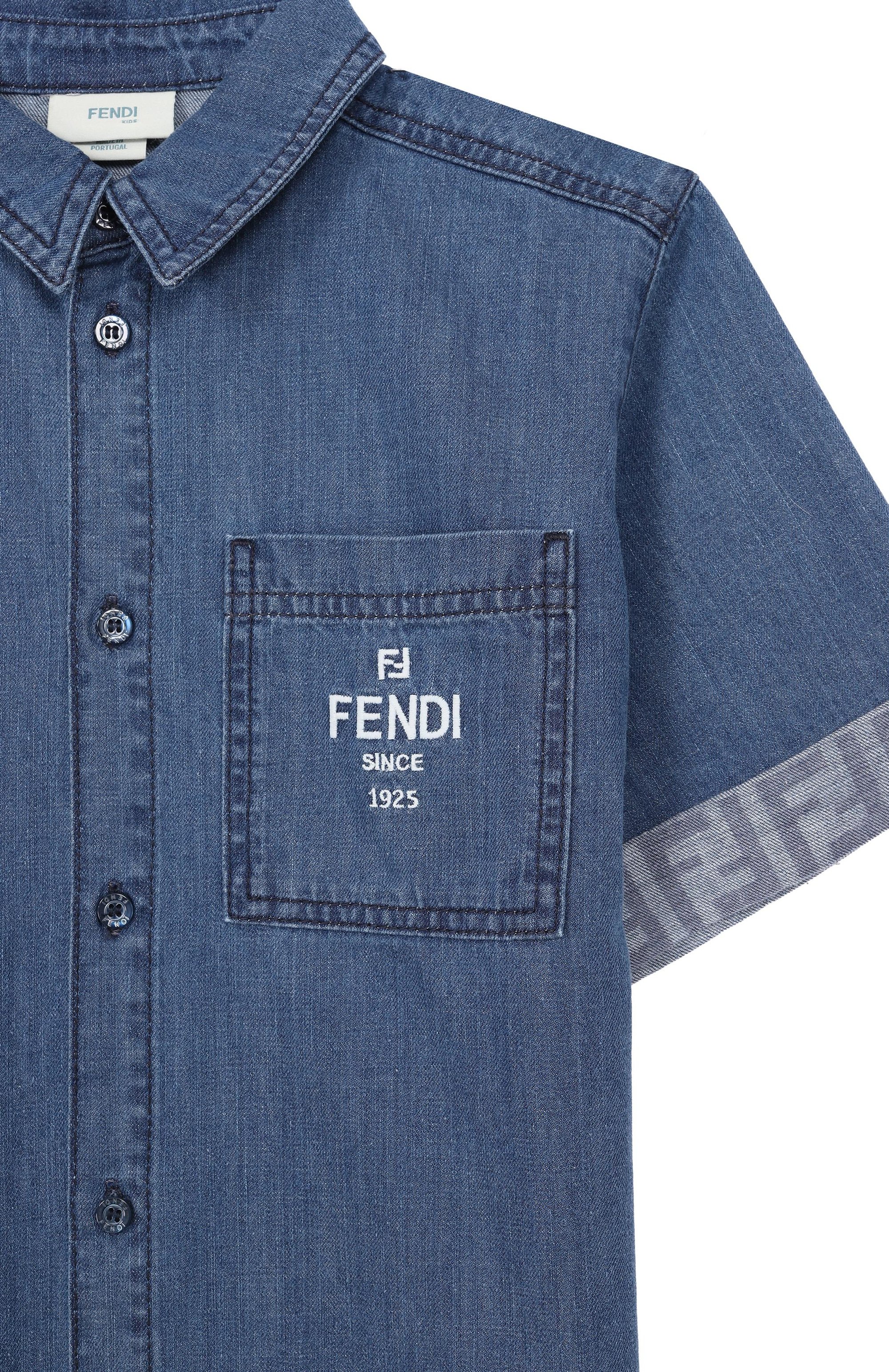 Джинсовая рубашка FENDI, арт. JMC212/AVWI, фото 3