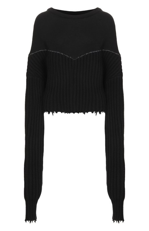 

Пуловер из шерсти и кашемира Ben Taverniti Unravel Project, Чёрный