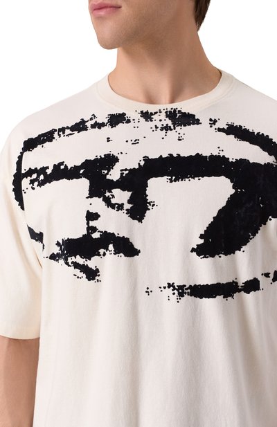 Хлопковая футболка DIESEL, арт. A13049/0DQAU, фото 5