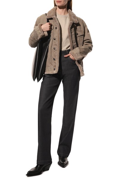 Джинсовая куртка с подкладкой из меха норки YANA DRESS, арт. 2-38-084-760МН, фото 2