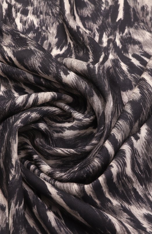 Шарф из шерсти и шелка Givenchy 710009762 Коричневый  710009762 Фото 3