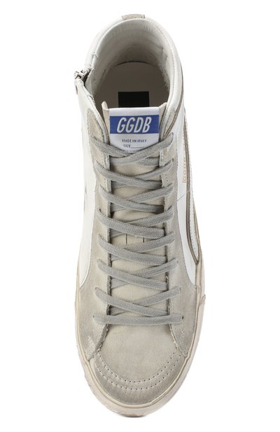 Комбинированные кеды slide GOLDEN GOOSE DELUXE BRAND, арт. GMF00115.F000324, фото 5