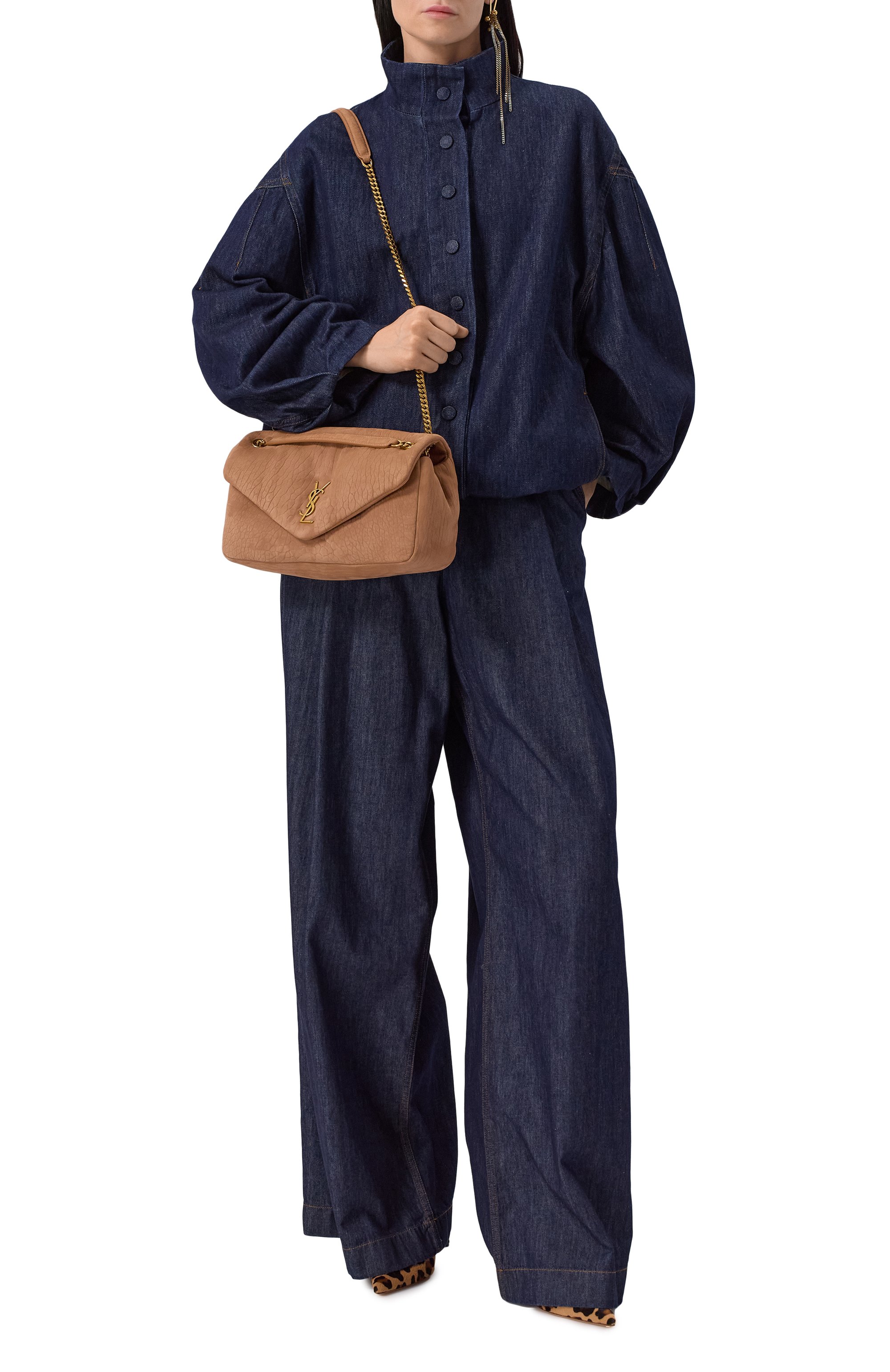 Сумка calypso medium SAINT LAURENT, арт. 800916/AAEEL, фото 7