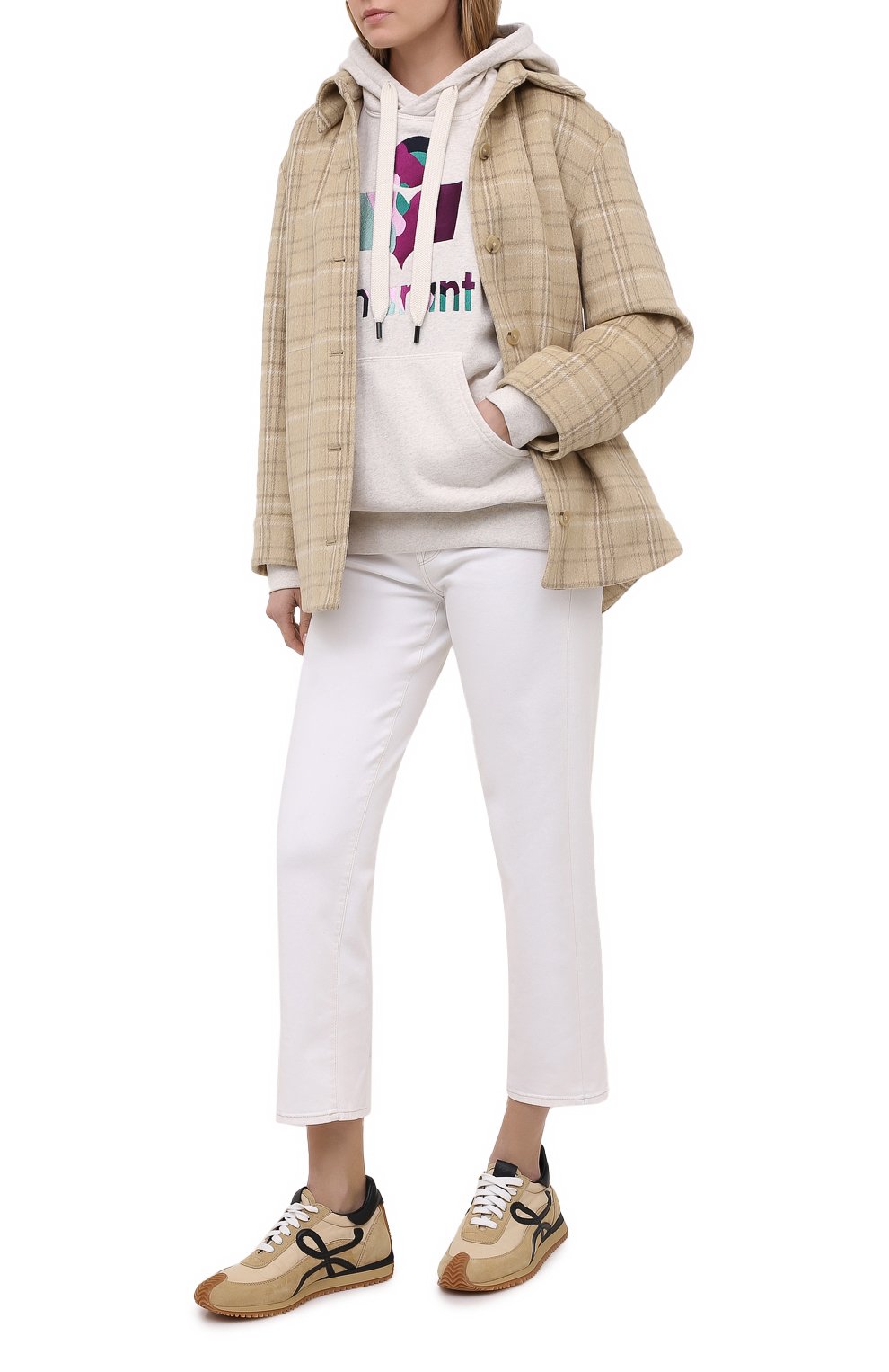 Хлопковое худи ISABEL MARANT ETOILE, арт. SW0031-21P039E/MANSEL, фото 2