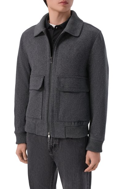 Бомбер из шерсти и кашемира CORNELIANI, арт. 28L5G3/2A20188, фото 3