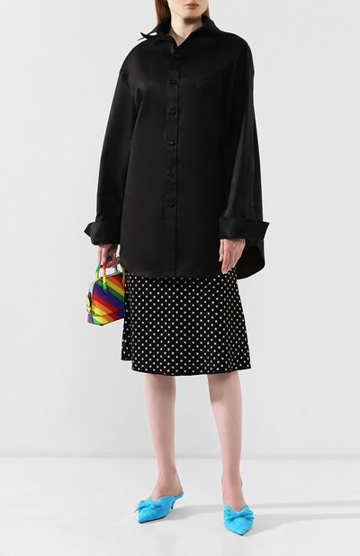 Хлопковая рубашка BALENCIAGA, арт. 572582/TEP11, фото 2