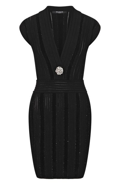 Женское платье из вискозы BALMAIN, арт. GF1R6026/KJ37