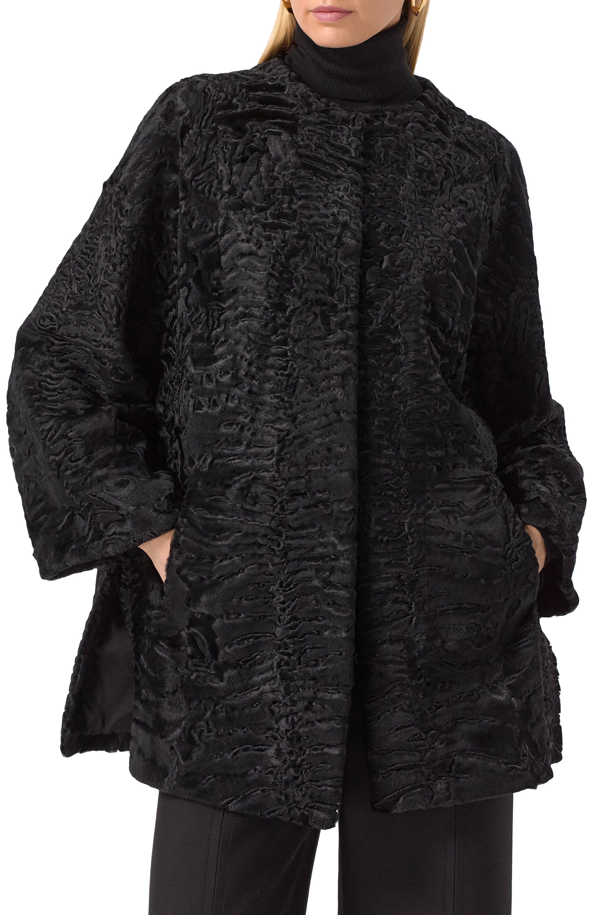 Шуба из свакары MVST черного цвета по цене 1740000 руб., арт. FBPC-Y509SW, фото 3 Шуба из свакары MVST, арт. FBPC-Y509SW, фото 3