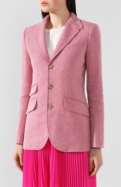 Жакет из смеси льна и хлопка POLO RALPH LAUREN, арт. 211796018, фото 3