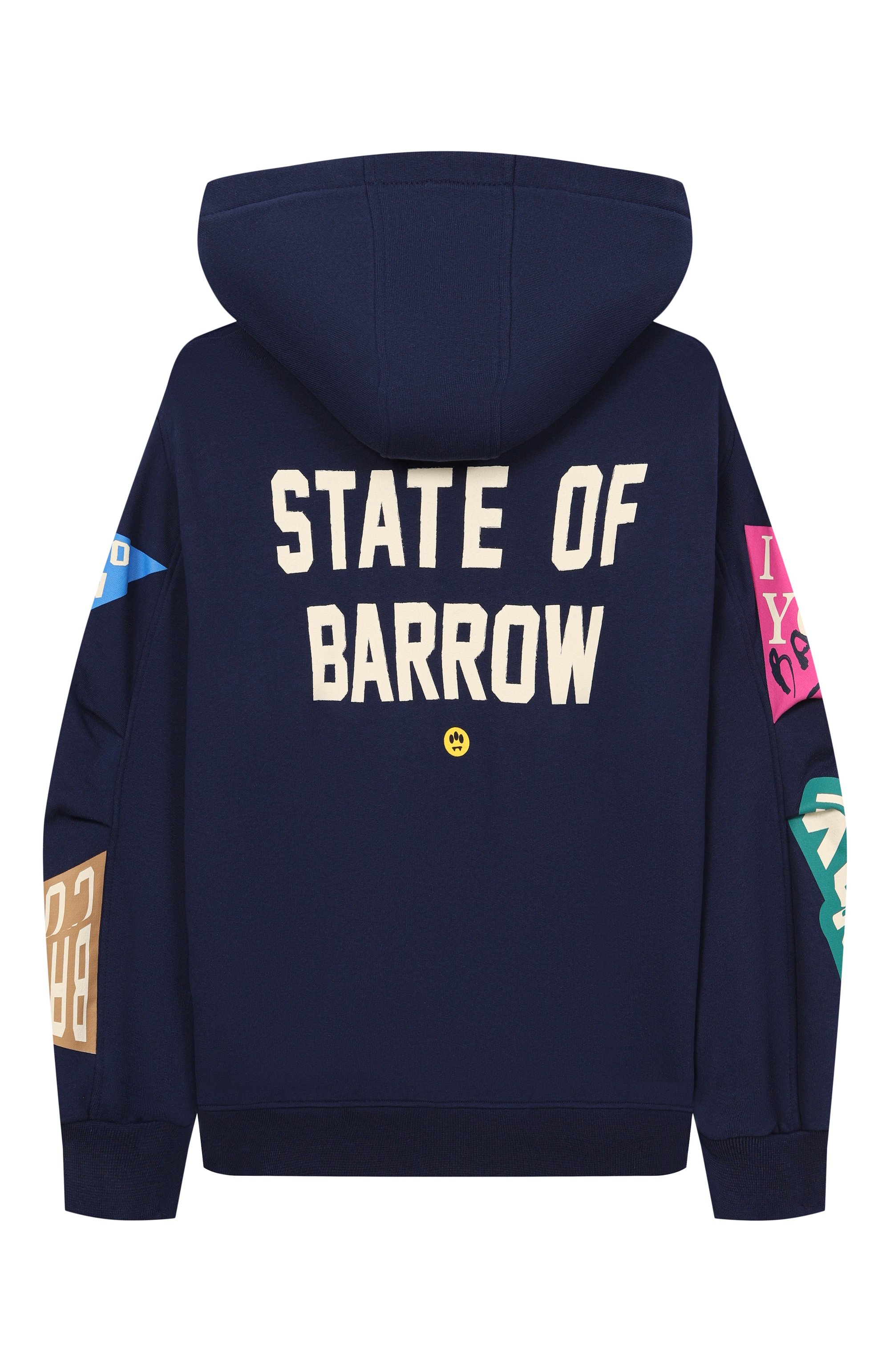 Хлопковая толстовка BARROW, арт. F5BKJGZH207, фото 2
