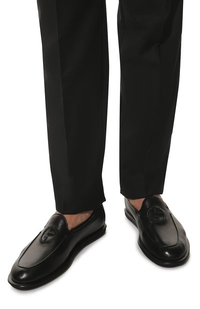 Кожаные лоферы GIORGIO ARMANI, арт. X2J162/XF615, фото 3