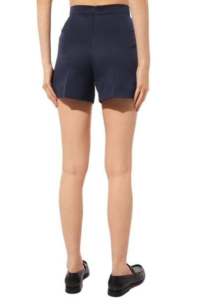 Шерстяные шорты OLOLOL темно-синего цвета по цене 29000 руб., арт. OLSR001/2804.403/S23, фото 4 Шерстяные шорты OLOLOL, арт. OLSR001/2804.403/S23, фото 4