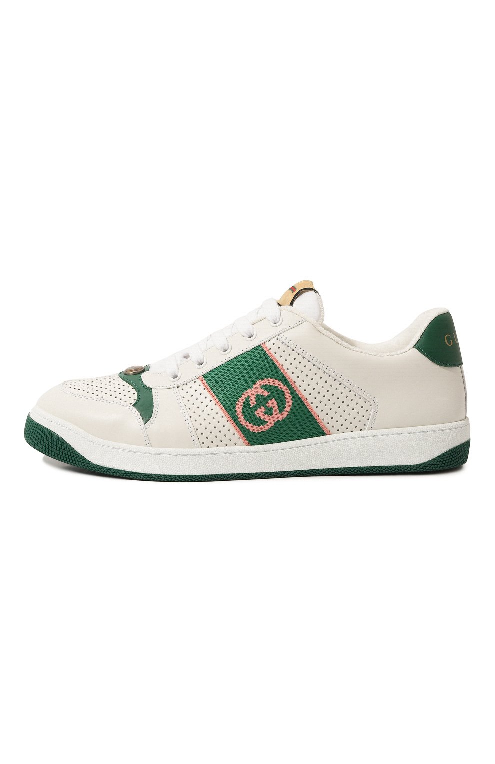Кожаные кеды screener GUCCI, арт. 765054/AACV8, фото 4