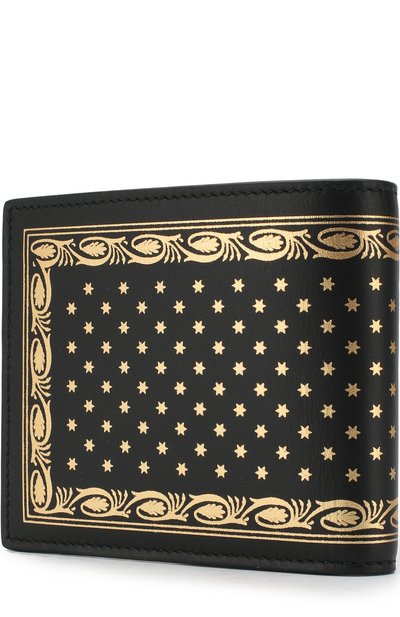 Кожаное портмоне с принтом GUCCI, арт. 510491/0GUSN, фото 2