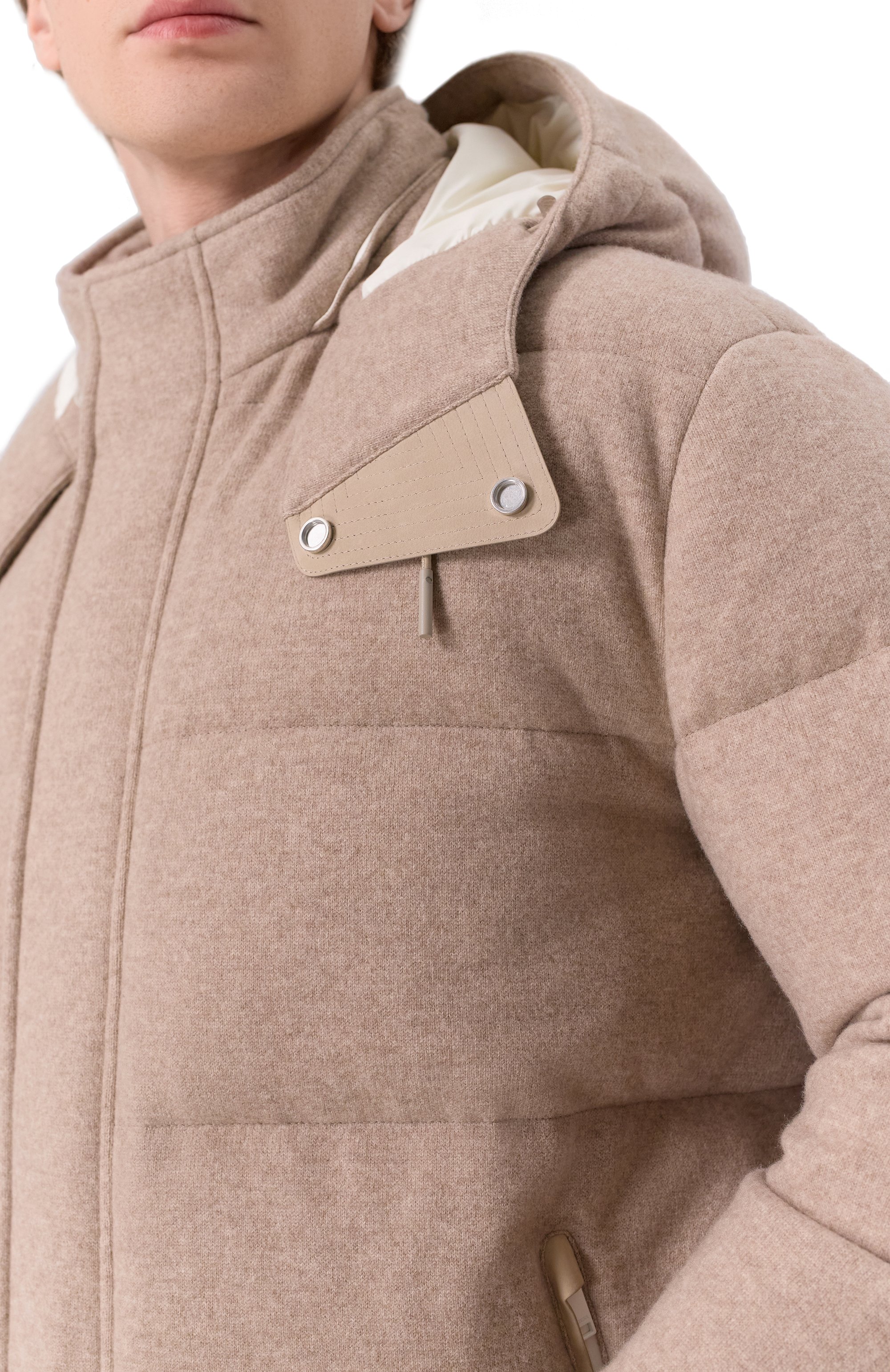 Кашемировый пуховик ZEGNA, арт. UCT48/C302, фото 5