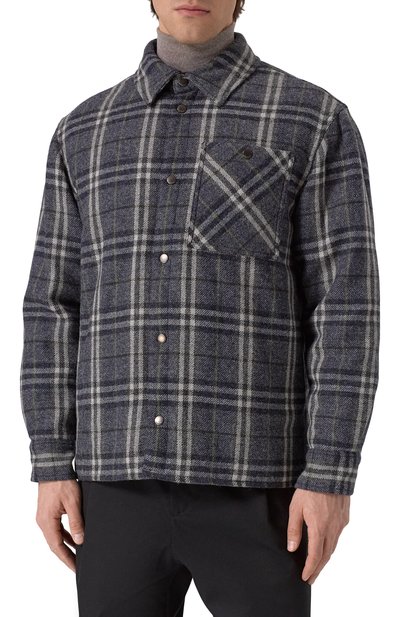 Шерстяная куртка-рубашка BURBERRY, арт. 8102224, фото 3