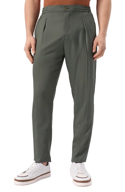 Брюки из шерсти и шелка MARCO PESCAROLO, арт. CHIAIA/5122, фото 3