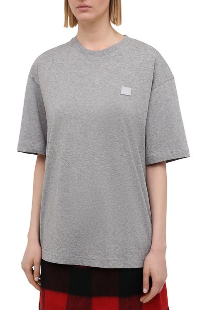 Хлопковая футболка ACNE STUDIOS, арт. CL0085/W, фото 3