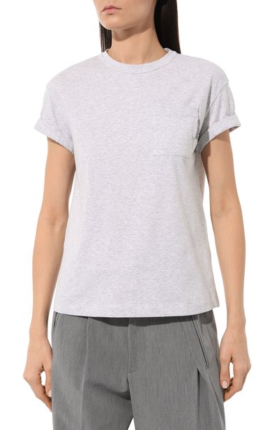 Хлопковая футболка BRUNELLO CUCINELLI, арт. M0T18BB300, фото 3